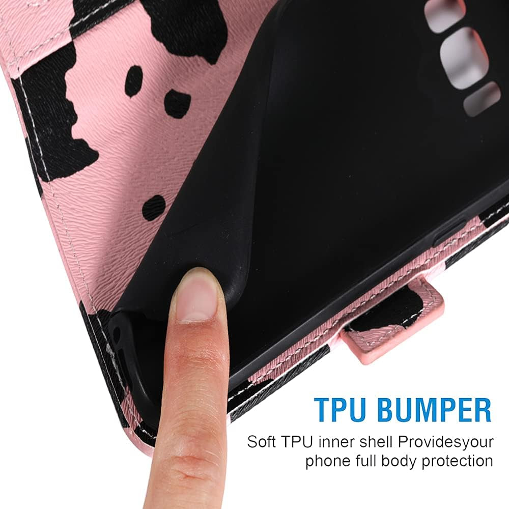 WWAAYSSXA Compatible with LG G7 Thinq Wallet Case Wrist Strap Lanyard Leather Flip Cover Card Holder Cell Phone Cases for LGG7 One G 7 plus LG7 Fit Lg7Thinq 7G Thin Q G7+ G7Thinq Lgg7Thinq Pink  WWAAYSSXA   
