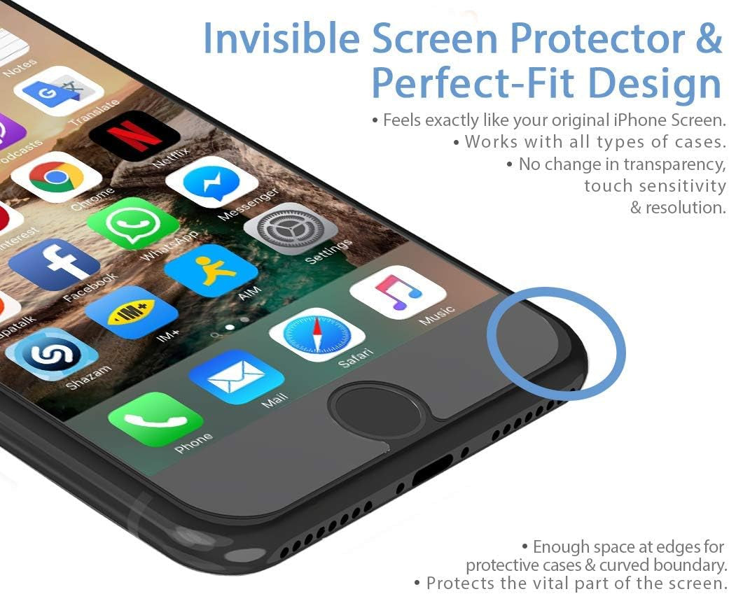 Voxkin [2 Pack - 4.7" Screen] Iphone 6, 6S, 7 and 8 Tempered Glass Screen Protector Shield - 0.33Mm Thick Guard & Protect from Crash - anti Scratch Bubble Free Ultra Resistant & Shatter Proof  Voxkin   