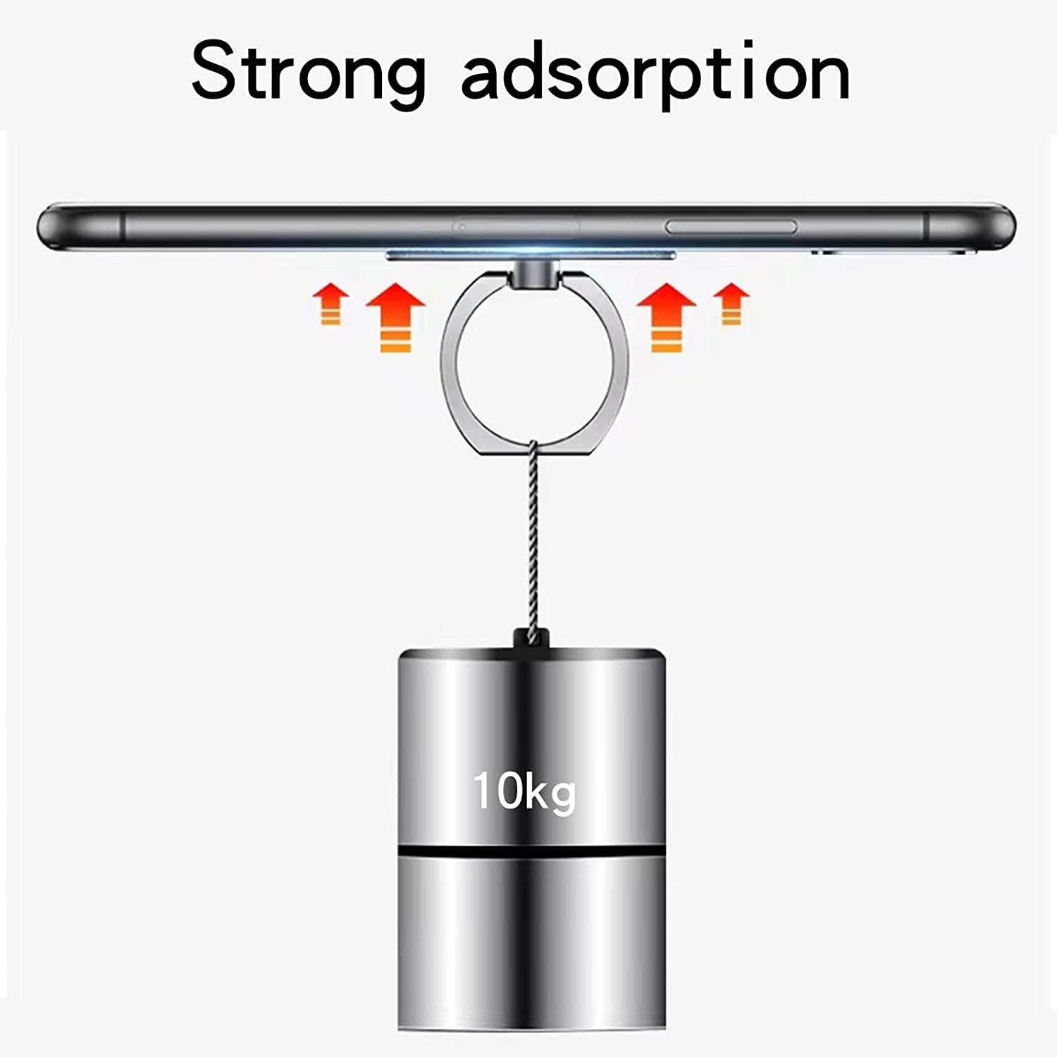 Cavdycidy Bling Metal Cute Butterfly Cell Phone Ring Holder 360°Rotation Finger Stand Kickstand Universal Compatible with All Smartphone(Diamond Deep Blue)  Cavdycidy   