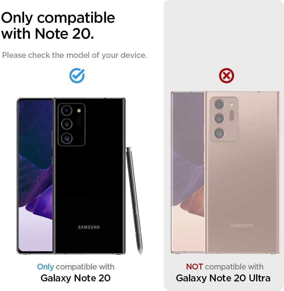 Ymhxcy Galaxy Note 20 Case, Samsung Note 20 5G Case, Armor Grade Cases with Rotating Holder Kickstand Non-Slip Hybrid Rugged Phone Case for Samsung Galaxy Note 20 6.7"-KK Dark Green  YmhxcY   