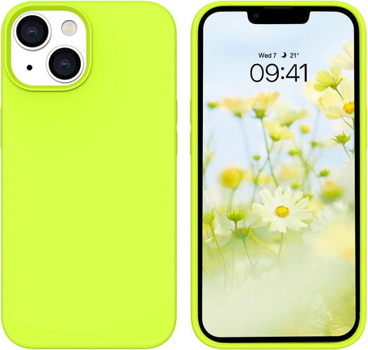 BENTOBEN Compatible with Iphone 14 Case, Liquid Silicone Gel Rubber Bumper Microfiber Lining Hard Back Shockproof Protective Phone Cover for Iphone 14 6.1",Hot Green  BENTOBEN T025-Hot Green  