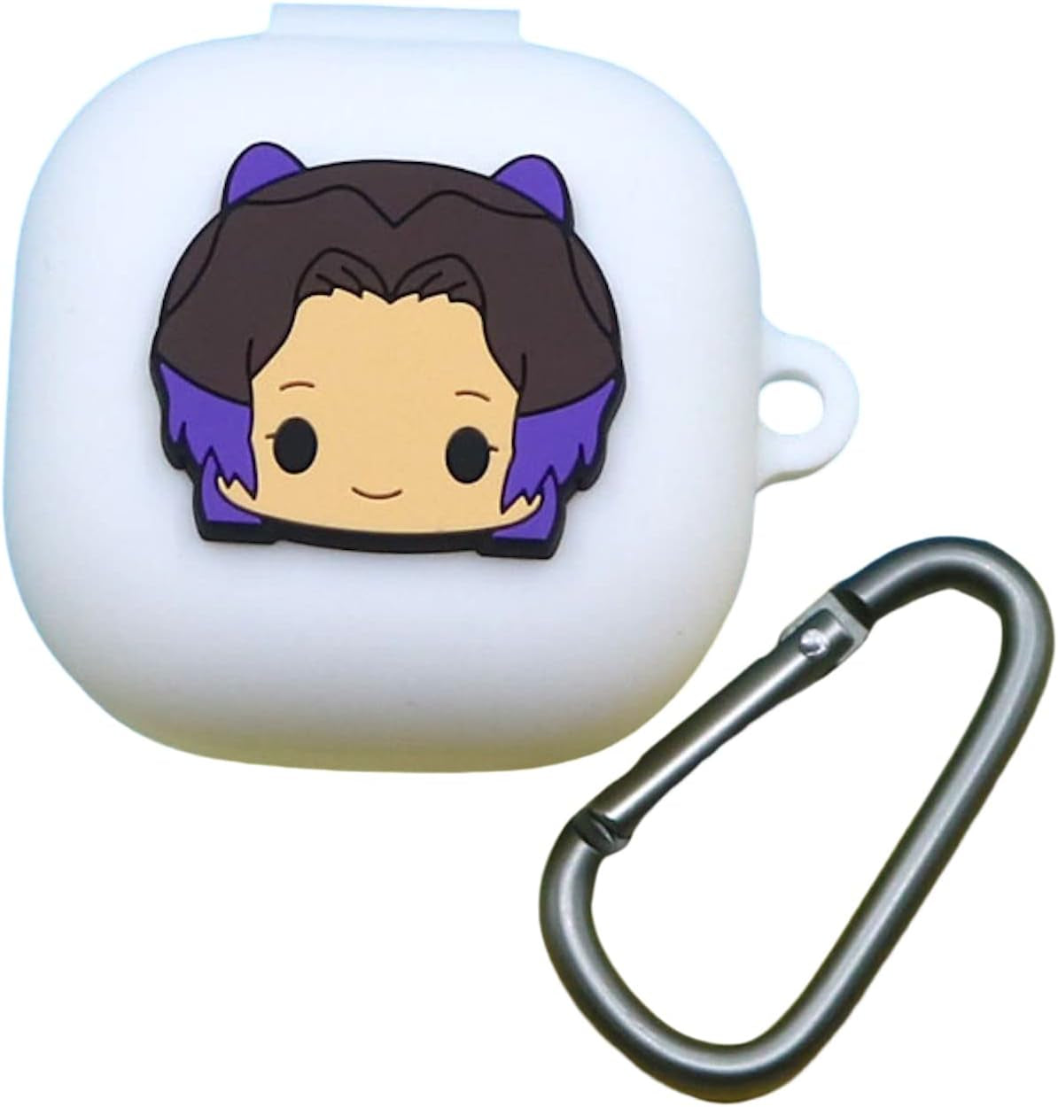 Anime Silicone Earbuds Case Cartoon Headphones Cover Fit Designed for Galaxy Buds2 Pro (2022) /Buds 2 (2021) /Samsung Galaxy Buds Live (2020) /Buds Pro (2021) (Blue)  SKPY White  