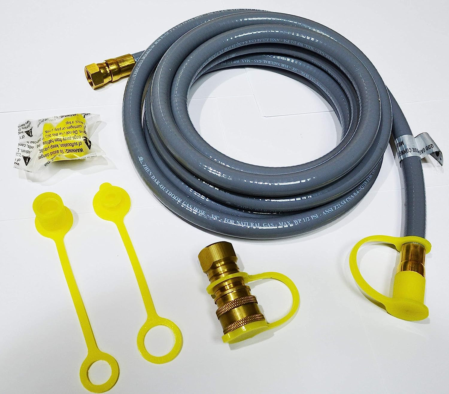 Aupro 3/8 Gas Port Plug and Dust Cap 3/8" Quick Disconnect Connect Propane Natural LP  AuPro   