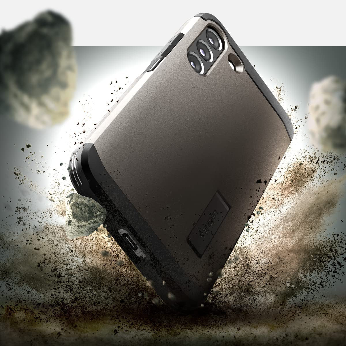 Spigen Tough Armor Designed for Galaxy S22 plus Case (2022) - Gunmetal  Spigen   