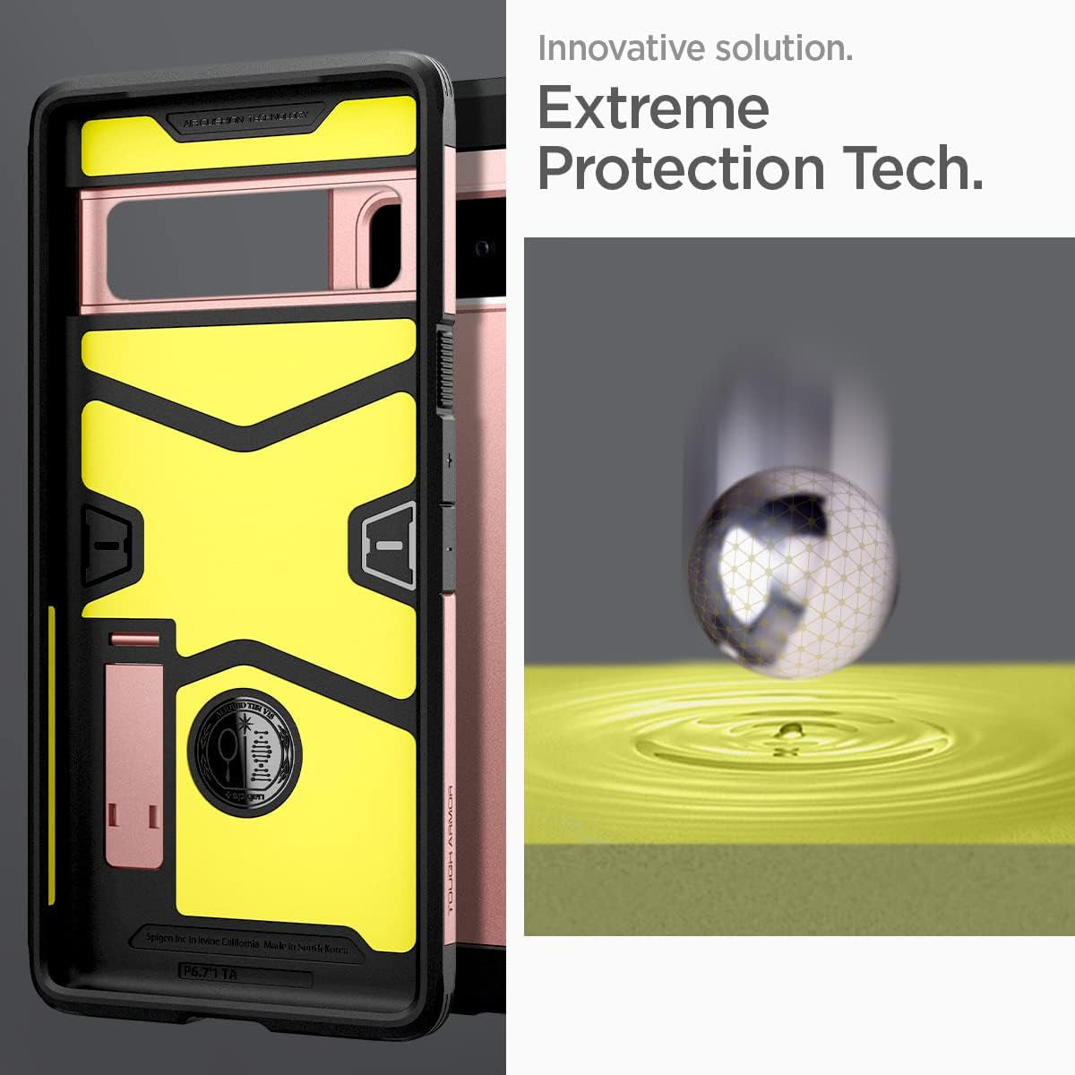 Spigen Tough Armor [Extreme Protection Tech] Designed for Google Pixel 6 Pro Case (2021) - Rose Gold  Spigen   