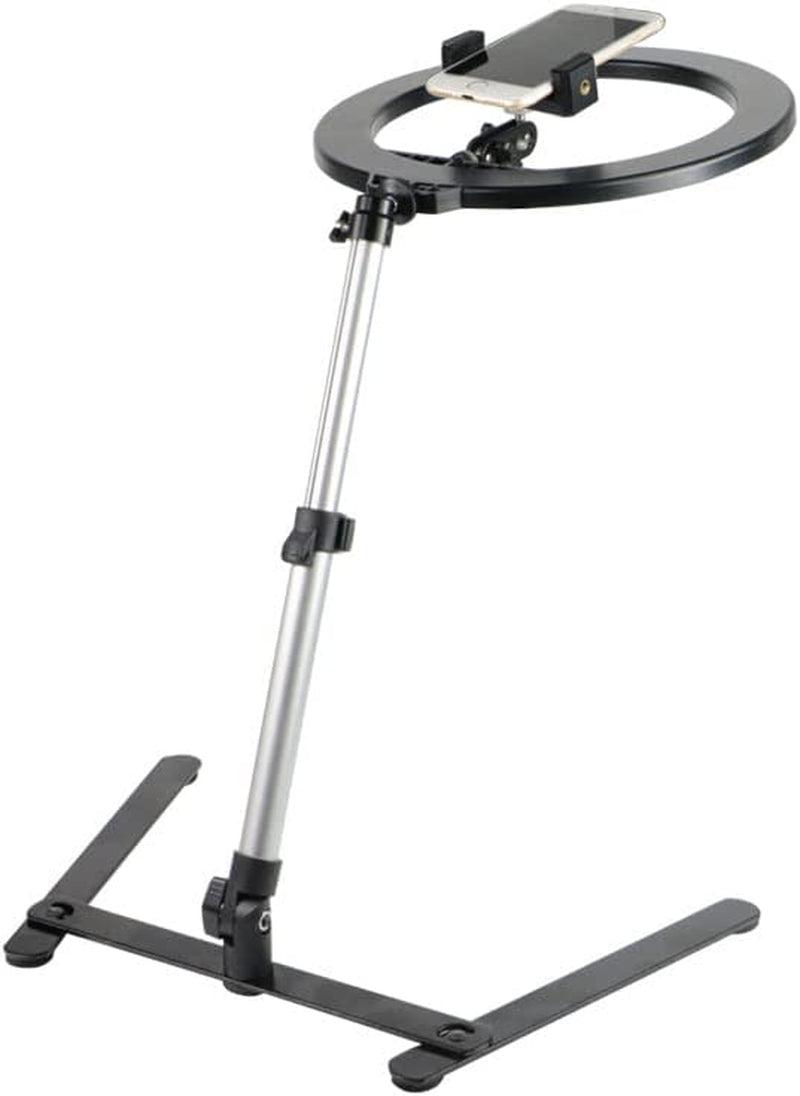 10'' Selfie Ring Light ' Tripod Stand and Phone Holder, LED Lighting with Phone Stand for Video Recording, Compatible with Cell Phones and Cameras (B)  Ruiidour   