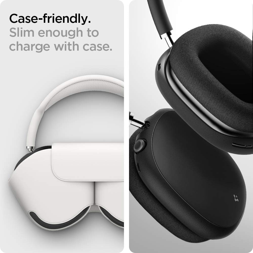 Spigen Silicone Fit Designed for Airpods Max Case Cover Protective Silicone Ear Cup Covers - Black  Spigen   