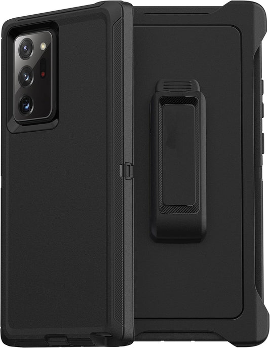 Defender Case Compatible with Samsung Galaxy Note20 Ultra Case 5G - Black  Haveleke   