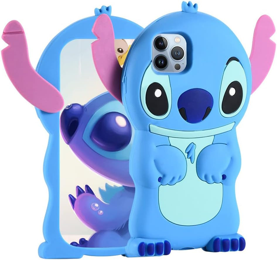 ZCSIBORUI Compatible with Iphone 12 Pro Max Case, 3D Cartoon Silicone Cover, Cute Cartoon Animal Character Cool Shockproof Silicone Protective Shell Skin Case for Iphone 12 Pro Max  ZCSIBORUI Fit Iphone 13 Pro Max  