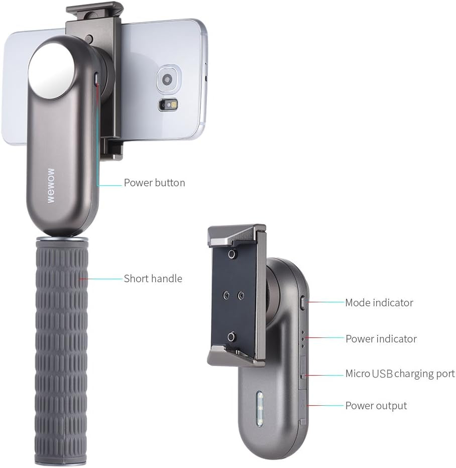 ERYUE Fancy, Fancy 1 Axis Handheld Smartphone Gimbal Video Stabilizer for Live Show Selfie Video Creation for All Brands of Smartphone under 6 Inches  ERYUE   