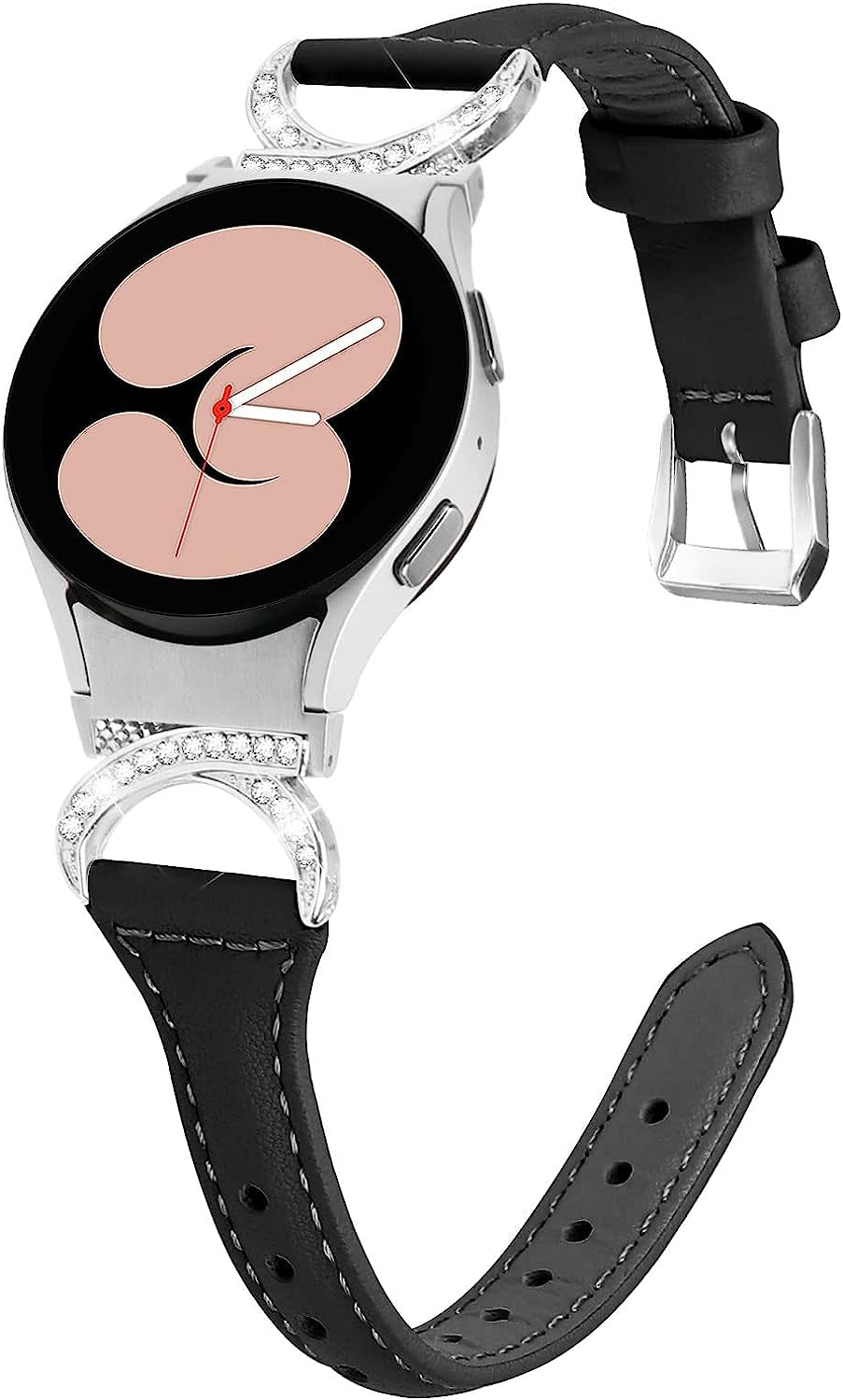 Wrist Strap for Samsung Galaxy Watch 5/Samsung Galaxy Watch 4 Smart Watch Bands for Women, Replacement Leather Watch Band Compatible for Samsung Galaxy Watch 5/Samsung Galaxy Watch 4 Genuine Leather Wristband Bracelet  FitTurn Color 1  