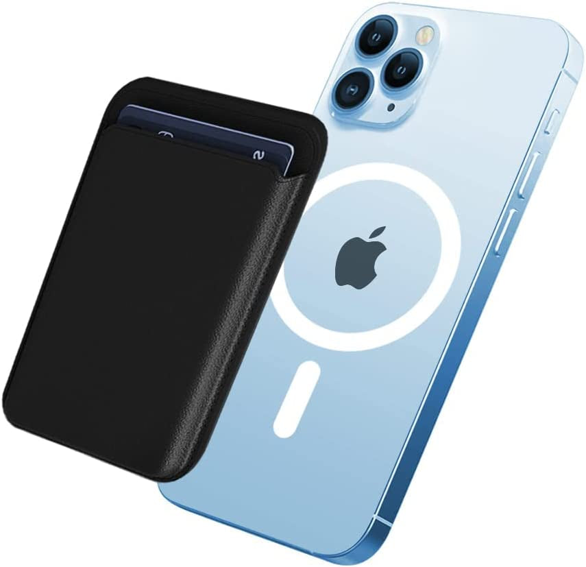 Magnetic Card Wallet Holder with Magsafe for Iphone 14 Pro Max/14 Plus/14 Pro/14, for Iphone 13 Pro Max/13 Pro/13/13 Mini, for Iphone 12/12 Pro/12 Max/12 Mini,Midnight  TWZKG   