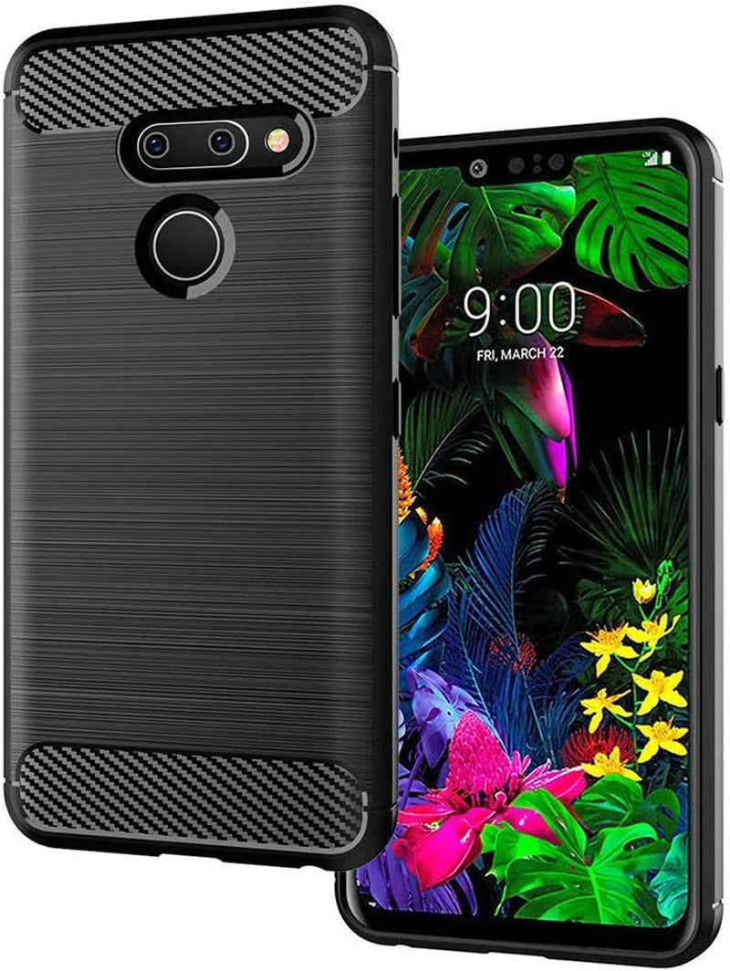 Thinkart LG G8 Thinq Case Frosted Shield Luxury Slim Design for LG G8 Thinq/Lg Alpha Phone (Black)  Thinkart   