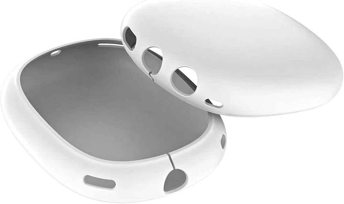 Tucana Silicone Earpads Full Cover Compatible for Airpods Max Headphones, Anti-Scratch Shock Protectors for Airpods Max, Ear Cushions White  TUCANA   