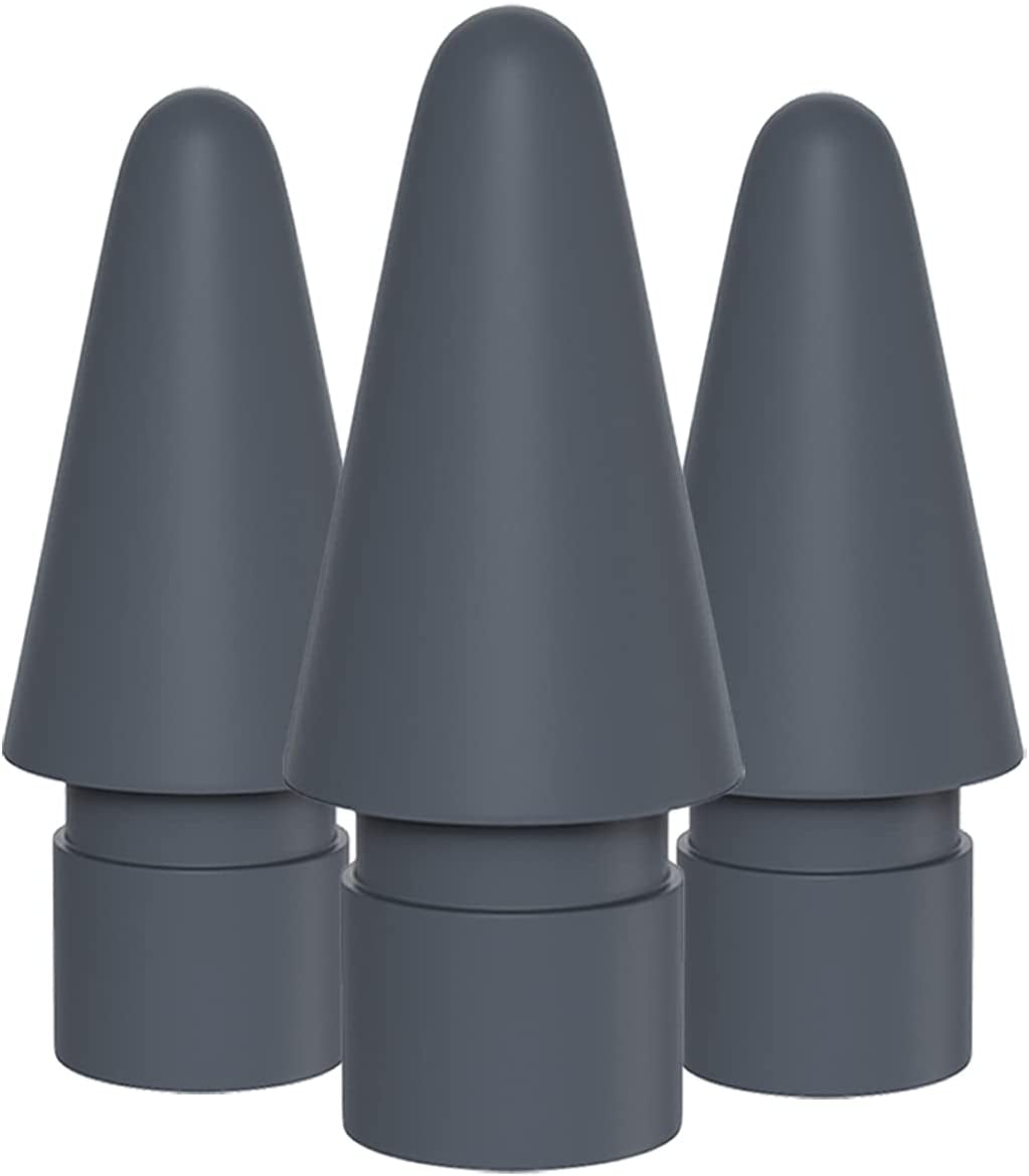 Compatible for Apple Pencil Tips 3 Pack (Pink)  AWINNER Gray  