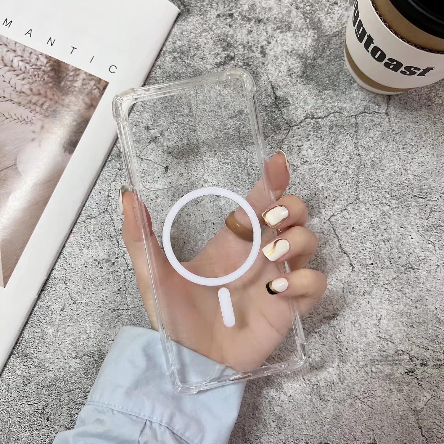 Pinggoo Clear Magnetic Case for Samsung Galaxy Note 20 Ultra - Magsafe Compatible, Soft TPU Bumper, Slim Fit, Shockproof, Anti-Yellow  PingGoo Transparent For Samsung Galaxy S20 Ultra 