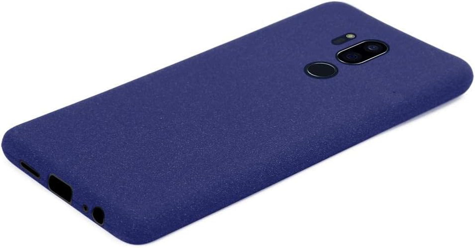 Cadorabo Case Compatible with LG G7 Thinq in Frost Dark Blue - Shockproof and Scratch Resistant TPU Silicone Cover - Ultra Slim Protective Gel Shell Bumper Back Skin  Cadorabo   