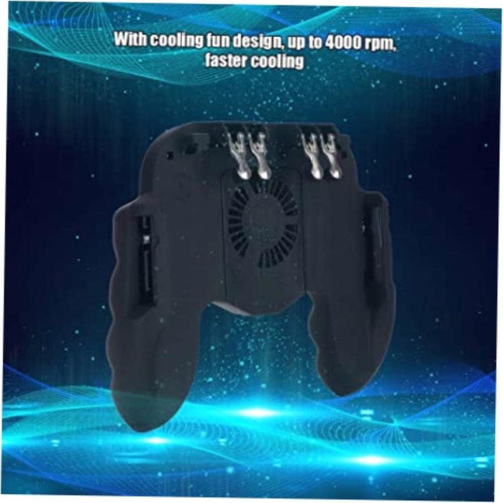 Enhance Your Mobile Gaming with Heat Dissipation Game Handles and Joystick Grip with Cooling Fan - PUBG Mobile Controllers and Smartphone Gaming Triggers - Must-Have Gaming Accessories  AUZMPIHT   