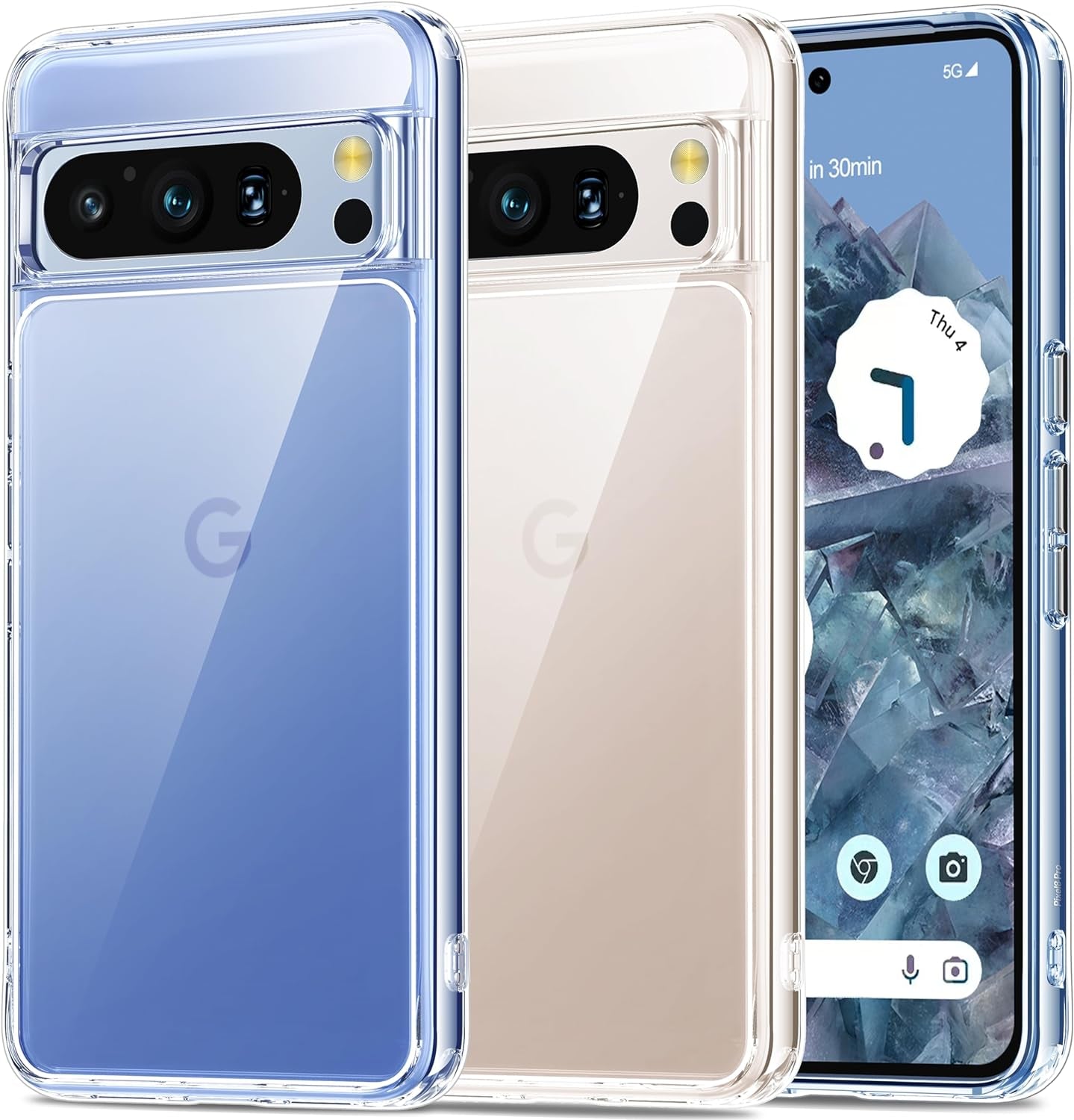 Oterkin for Google Pixel 8 Case,[Shockproof] Pixel 8 Case [15FT Military Grade Defense][Heavy Duty Protection][Dual Layer][Slim Fit] Google Pixel 8 Phone Case (Green)  Oterkin Clear Google Pixel 8 Pro Case 