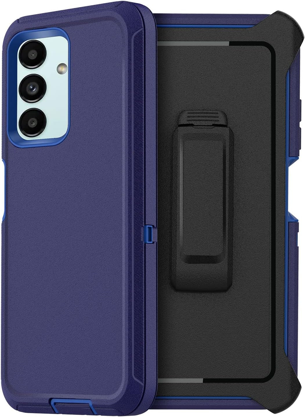 Aicase for Galaxy A04S/A13 Case(6.5")+Belt Holster,Heavy Duty 3-Layer Rugged Phone Cover,Durable Military Grade Protection Shockproof/Drop Proof/Dust-Proof Protective for Samsung A04S/A13 5G 2022  AICase Bavy Blue  