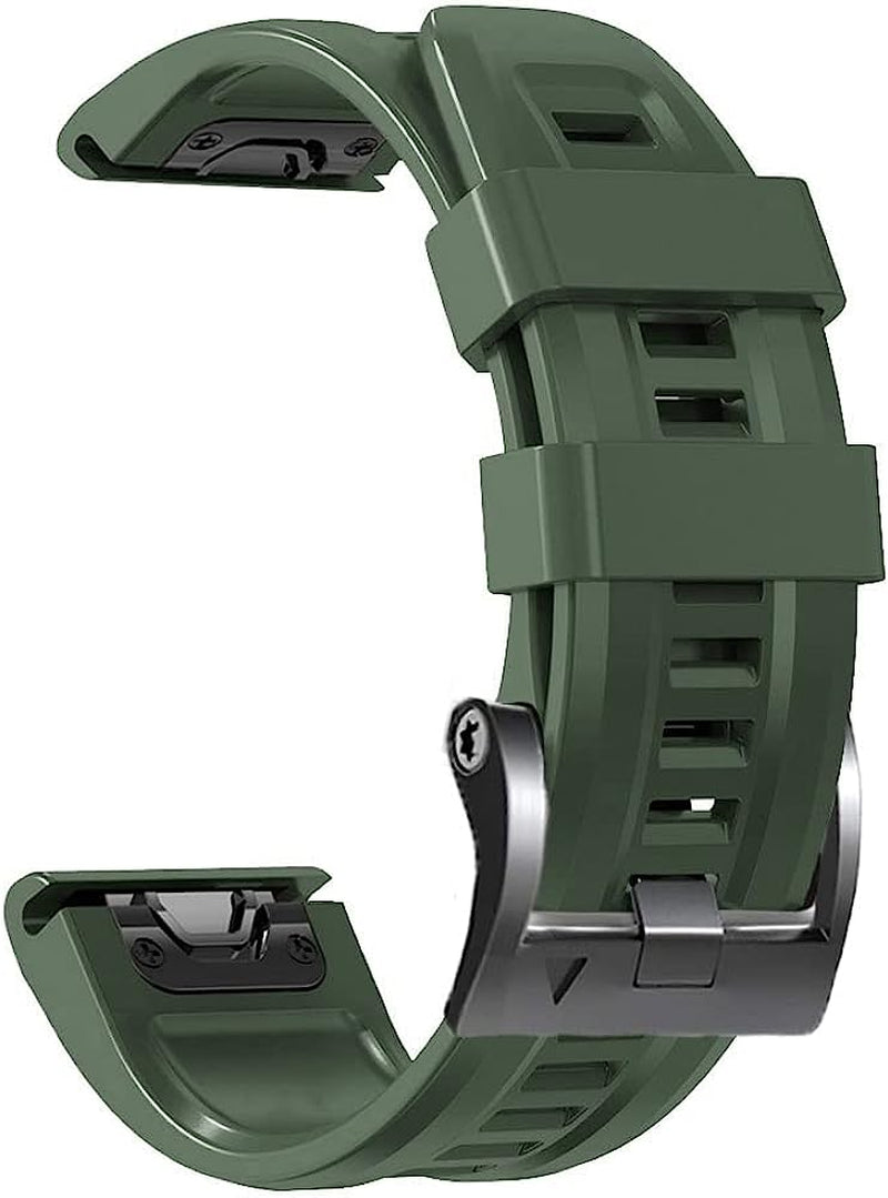 BEFIA 22 26Mm Quick Release Silicone Straps Band for Garmin Fenix 7 7X 6 6X Pro 5 5X plus 3 3HR Official Screw Buckle Smart Wristbands  BEFIA A 22mm Fenix 6 6Pro 