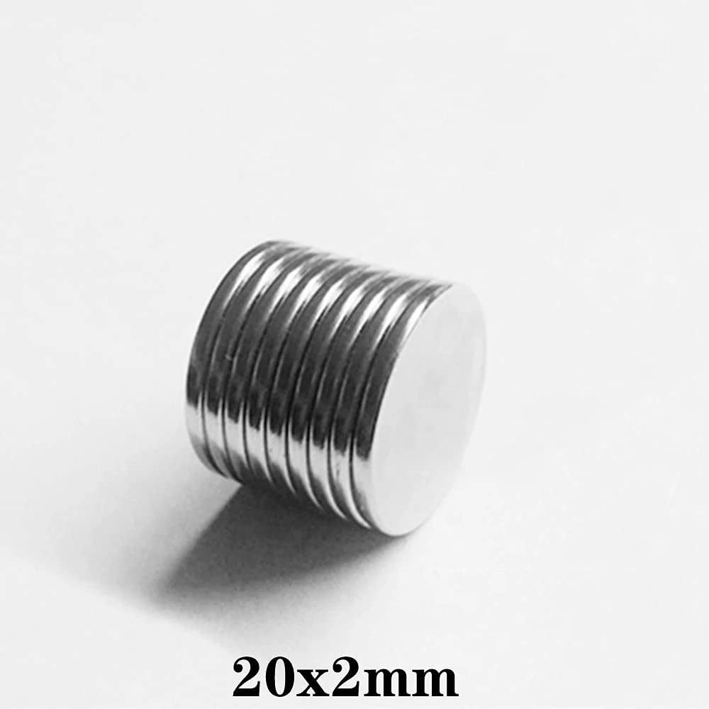 25Pcs 20X2Mm Powerful Strong Magnetic Magnet 20Mmx2Mm Permanent Neodymium Magnets Disc 20X2Mm round Magnet Sheet 20*2  kkhouse   