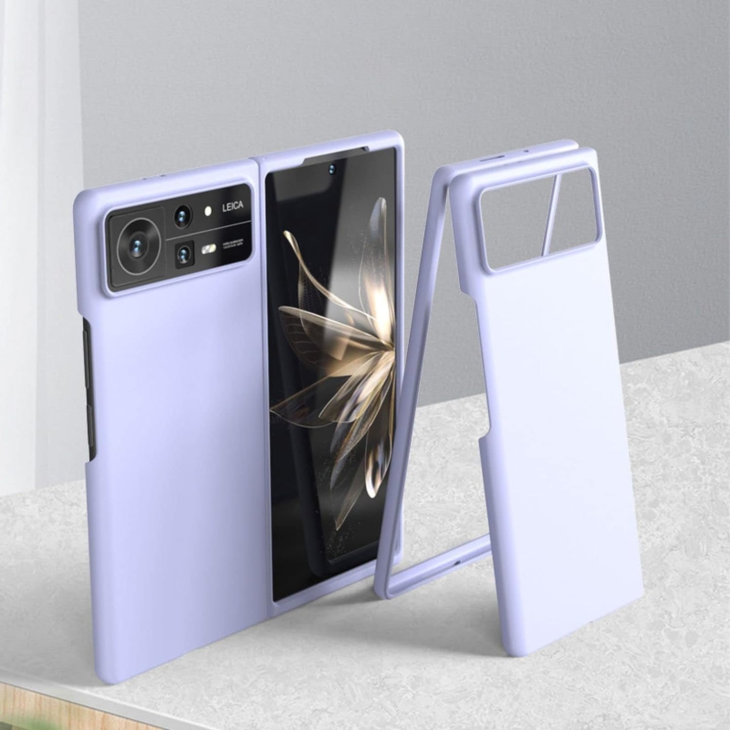 COQUE Xiaomi Mix Fold 2 Phone Case,Ultra Slim Skin-Feeling Phone Shell,Folding Phone Cover for Xiaomi Mix Fold 2,White  COQUE Purple Xiaomi Mix Fold 2 