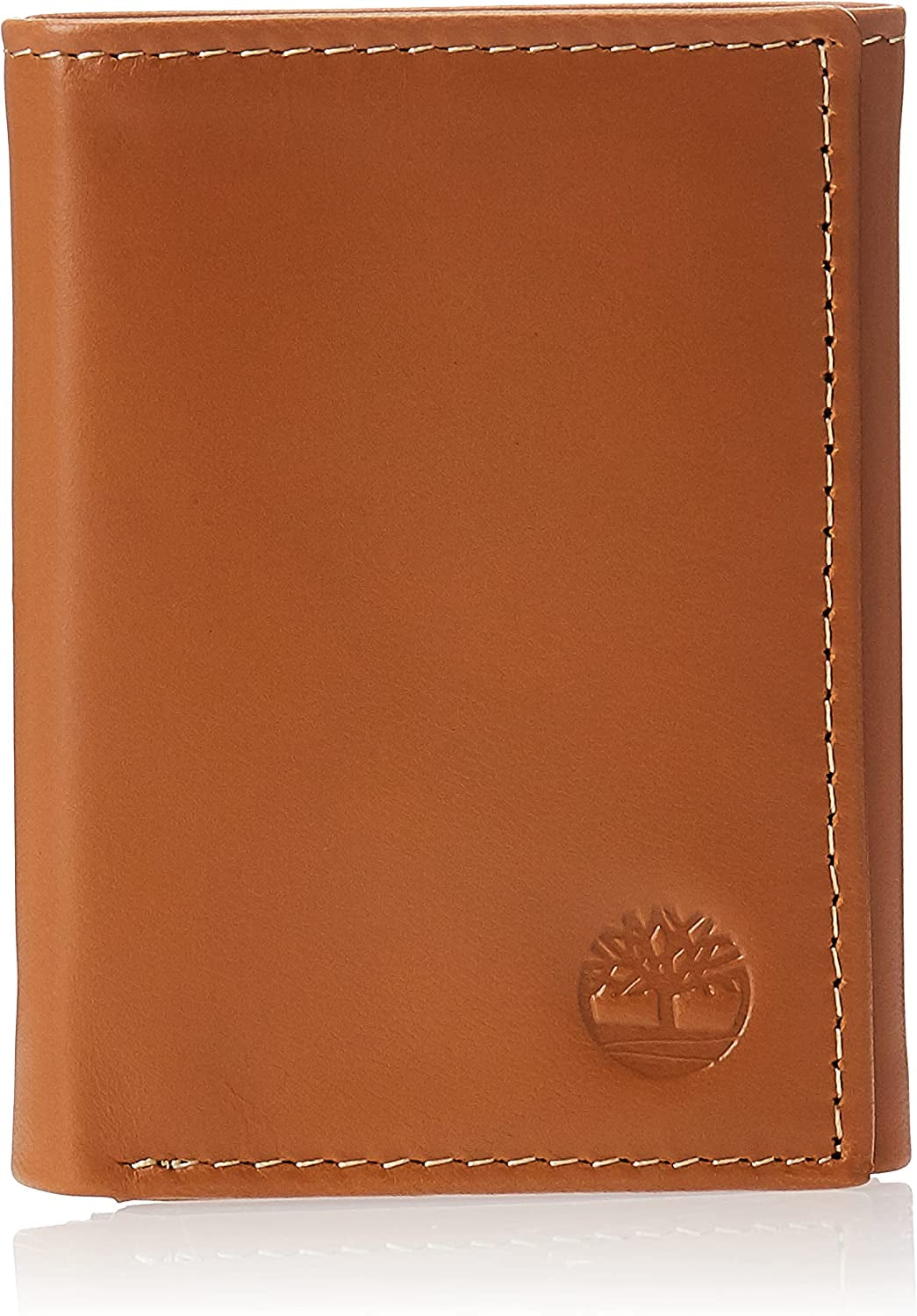 Timberland Men'S Leather Trifold Wallet with Id Window  Timberland Accessories Tan (Cloudy) One Size 