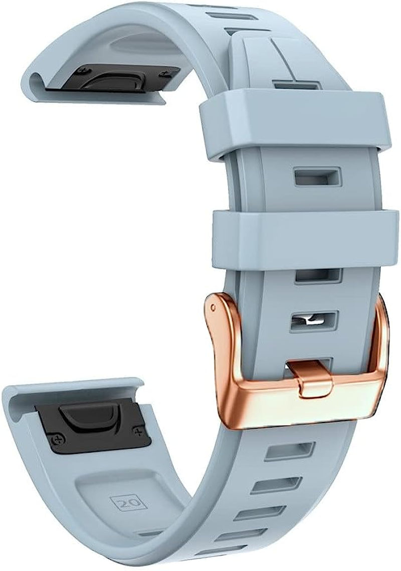 SDUTIO Silicone Watchbands Quick Release Straps for Garmin Fenix 5S 5Splus 6S 6Spro Smart Watch Band Belt Wristband Accessories Correa  SDUTIO U 20mm Fenix 6SPro 