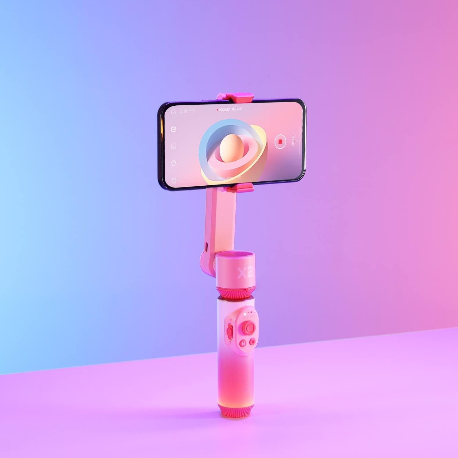 Zhiyun Smooth X2 Smartphone Gimbal Stabilizer for Iphone 11 Pro Xs Max Xr X 8 plus 7 6 SE Android Smartphone Samsung Galaxy Note10 S10- Orange  Zhiyun   