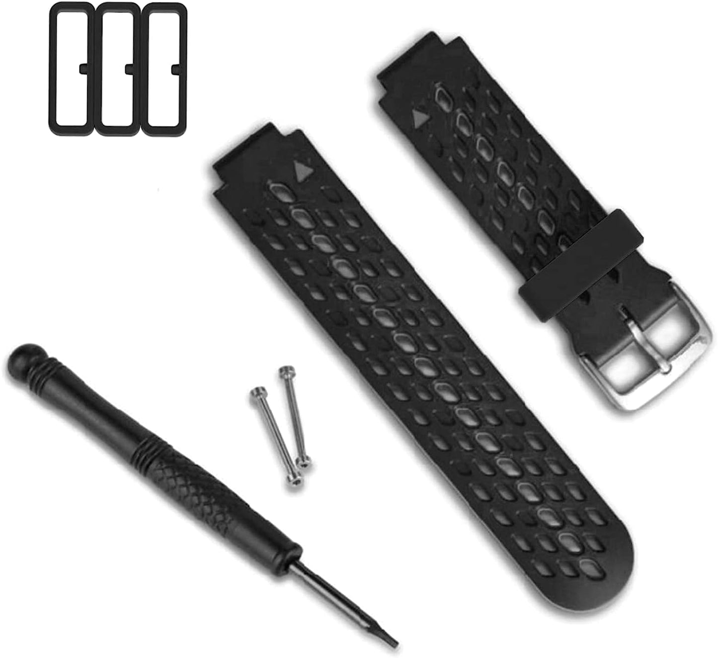 Band Keeper Compatible with Amazfit GTR 4/GTR 3/GTR 3 Pro/Gtr 2E,Ticwatch Pro 3,Huawei Watch GT 2 Loop Holder Fastener Rings Watch Bands Replacement Silicone Connector Strap Security Keeper Rings  NineHorse   