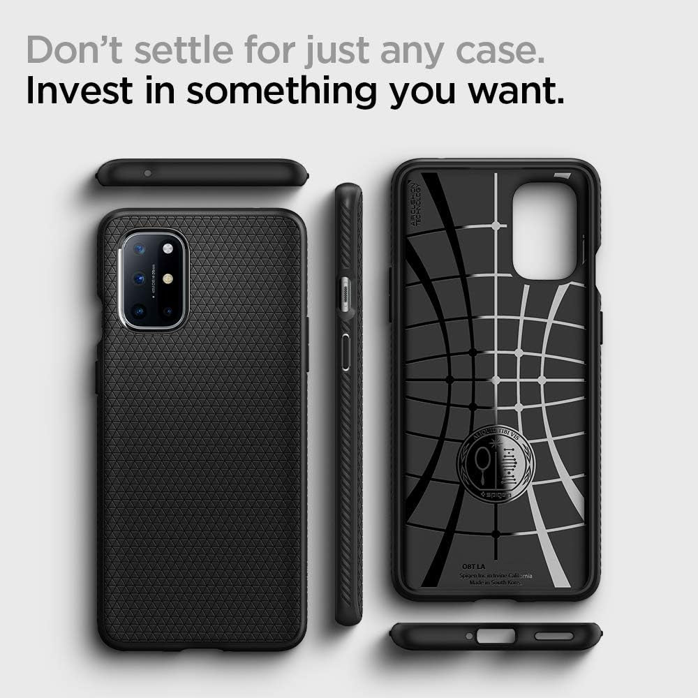Spigen Liquid Air Armor Designed for Oneplus 8T Case (2020) - Matte Black  Spigen   