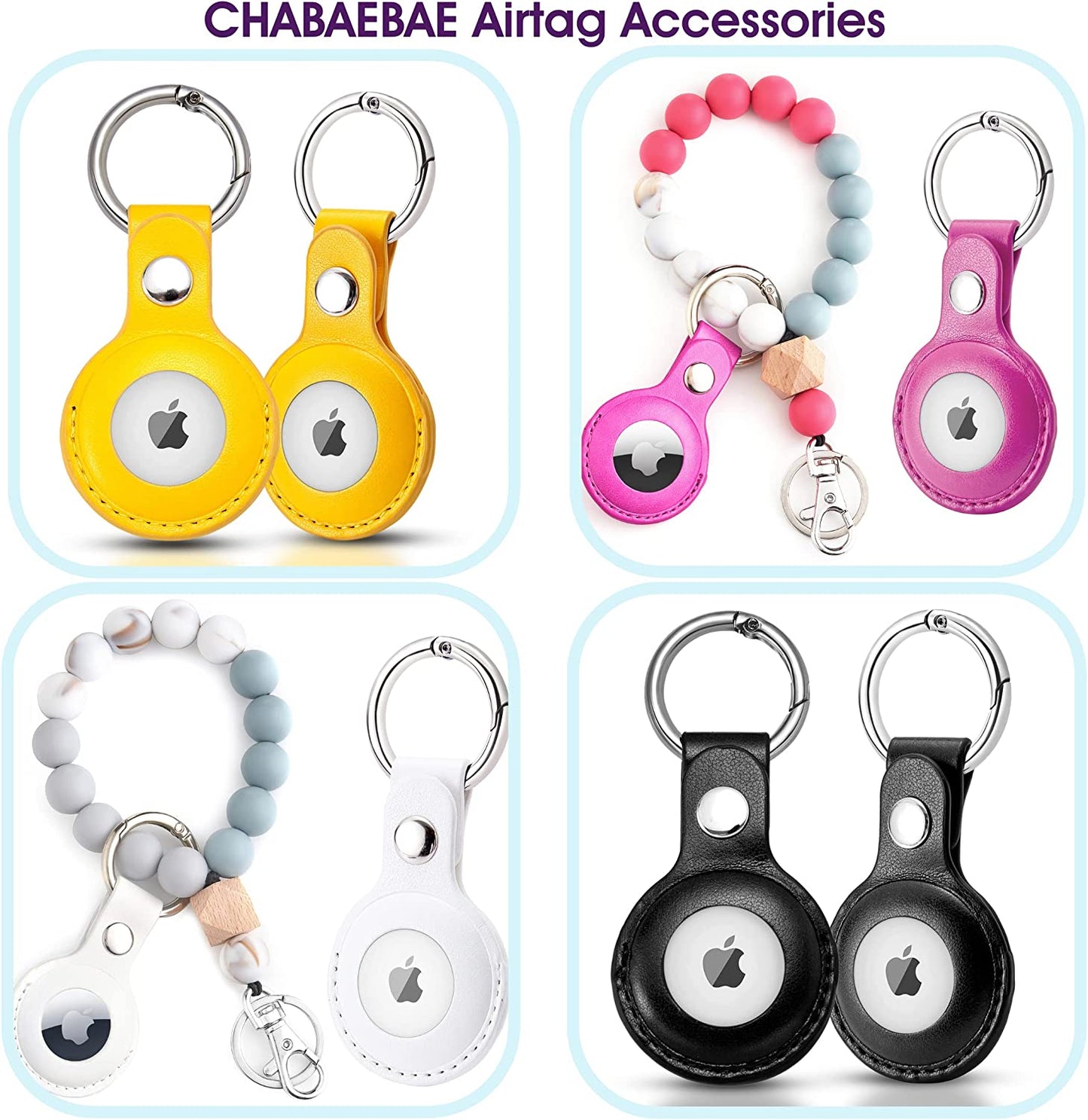 CHABAEBAE Airtag Holder for Kids Airtag Necklace Kids & Adults, Airtag Kids Hidden | Adjustable Air Tag Necklace Kids, Adults | Waterproof Airtag Case (Blossom)  CHABAEBAE   