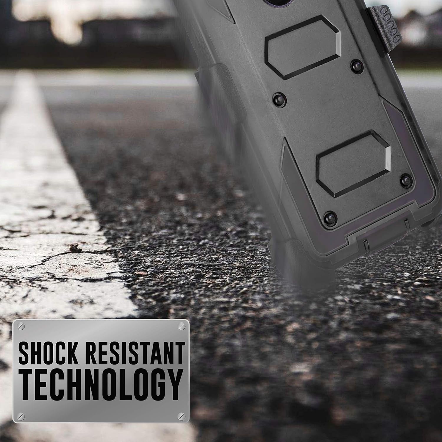 For LG G8 Thinq Case, LG G8 Case, W/Built-In [Screen Protector] Heavy Duty Full-Body Armor Case [Belt Clip Holster][Kickstand] (Black)  mstechcorp   