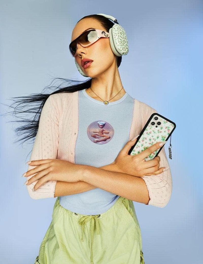 Wildflower Limited Edition Airpods Max Case Full Protective Cover, Pink Posie Rosie  Wildflower   