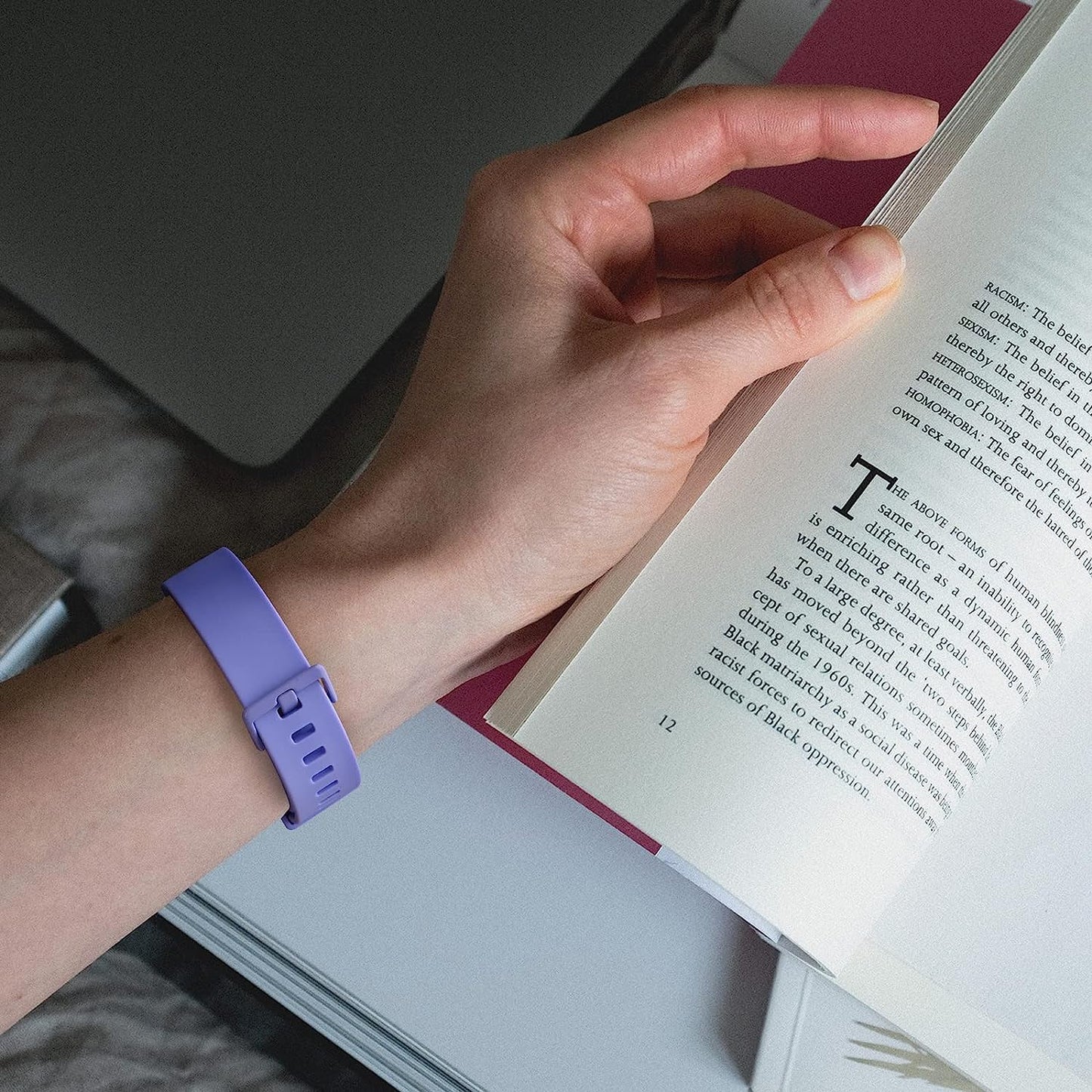 [3 Pack] Silicone Bands Compatible with Fitbit Inspire 2 & Fitbit Inspire HR & Fitbit Inspire & Fitbit Ace 2, Soft Sport Replacement Wristbands for Women Men (Lavender+Teal+Purple, Large)  Tobfit   