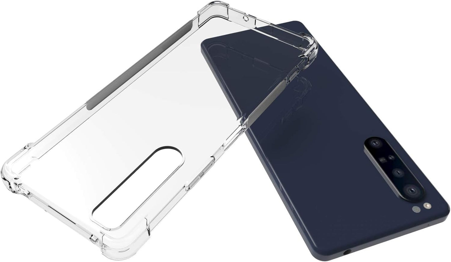 USTIYA Case for Sony Xperia 1 II Clear TPU Four Corners Protective Cover Transparent Soft Funda  Shenzhen Jinyi Technology Co., Ltd.   