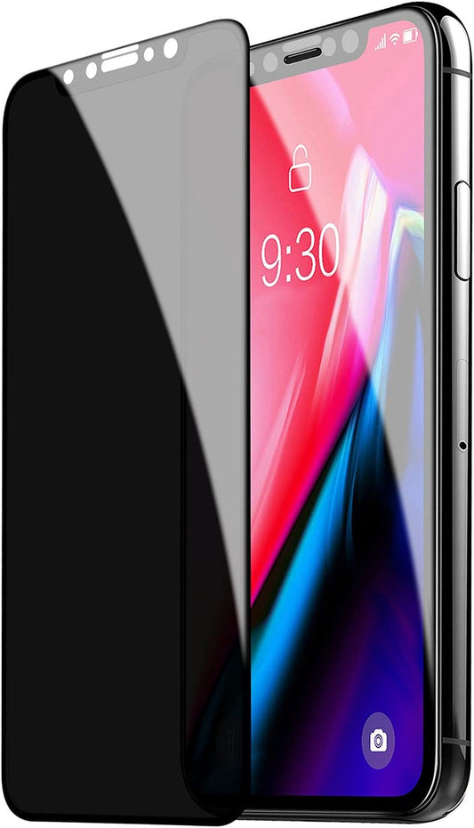 TECHO Privacy Screen Protector for Iphone 11 Pro/Iphone Xs/Iphone X, [Full Coverage] [Case Friendly] [Super Clear] Anti-Spy 9H Hardness Tempered Glass Screen Protectors for Apple Iphone 11 Pro  TECHO   