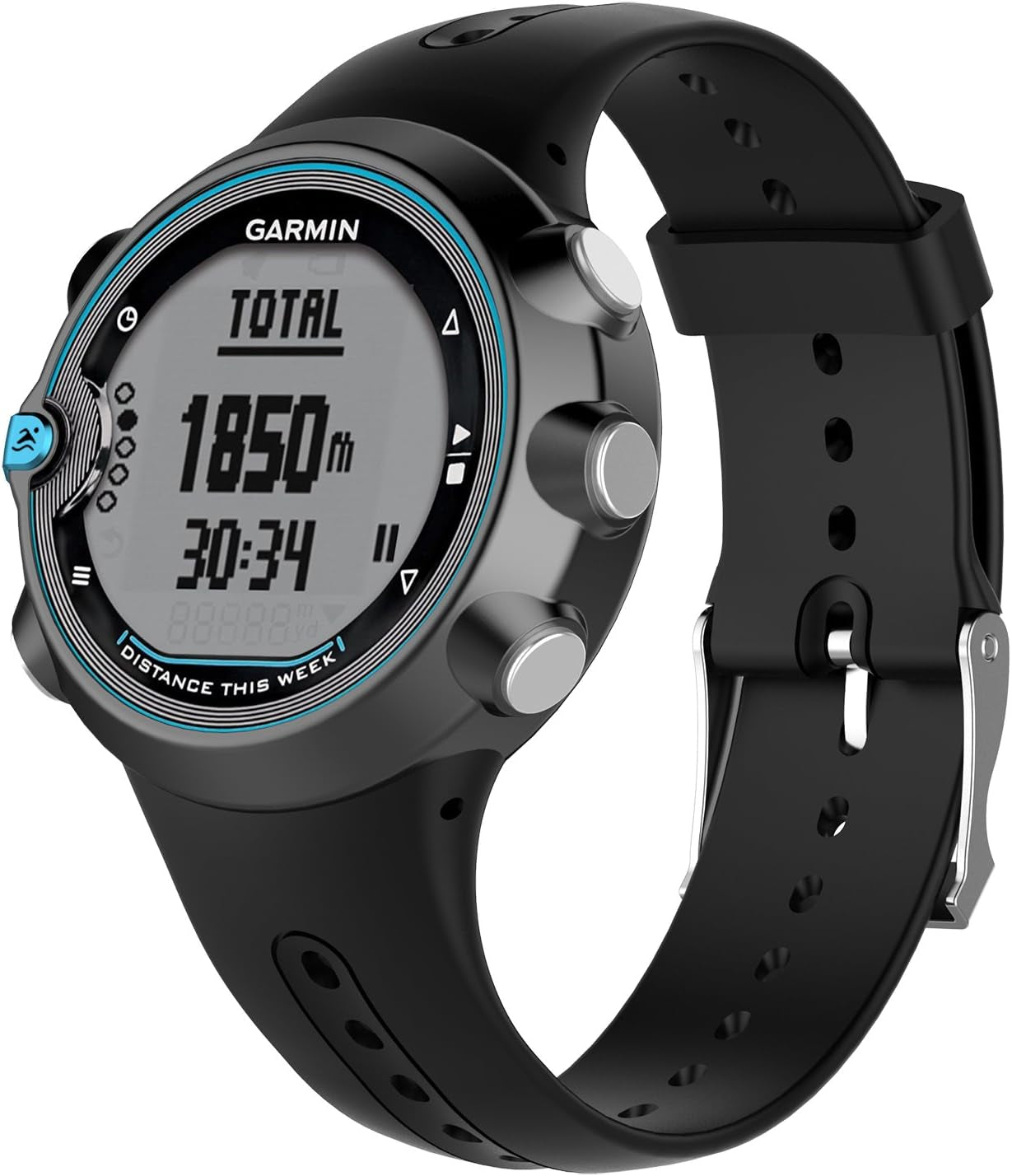 QGHXO Band for Garmin Swim, Soft Silicone Replacement Band Strap for Garmin Swim (No Tracker)  QGHXO   