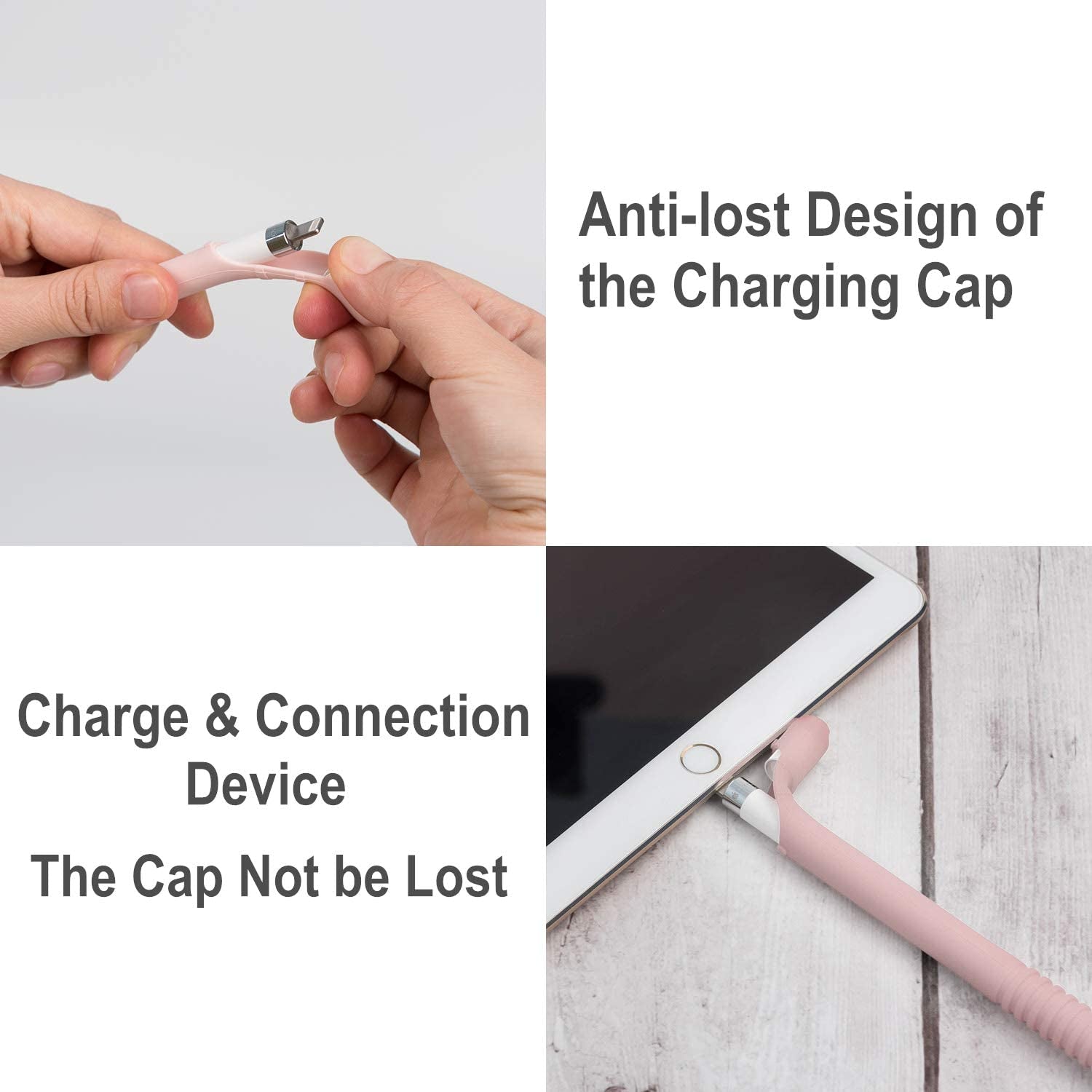 Case for Apple Pencil Grip 1St Generation Apple Pencil Cover Holder for Apple Pencil Sleeve Apple Pen Accessories with Protective Nib Cover Compatible with Apple Pencil 1St Generation Pink  TICARVE   