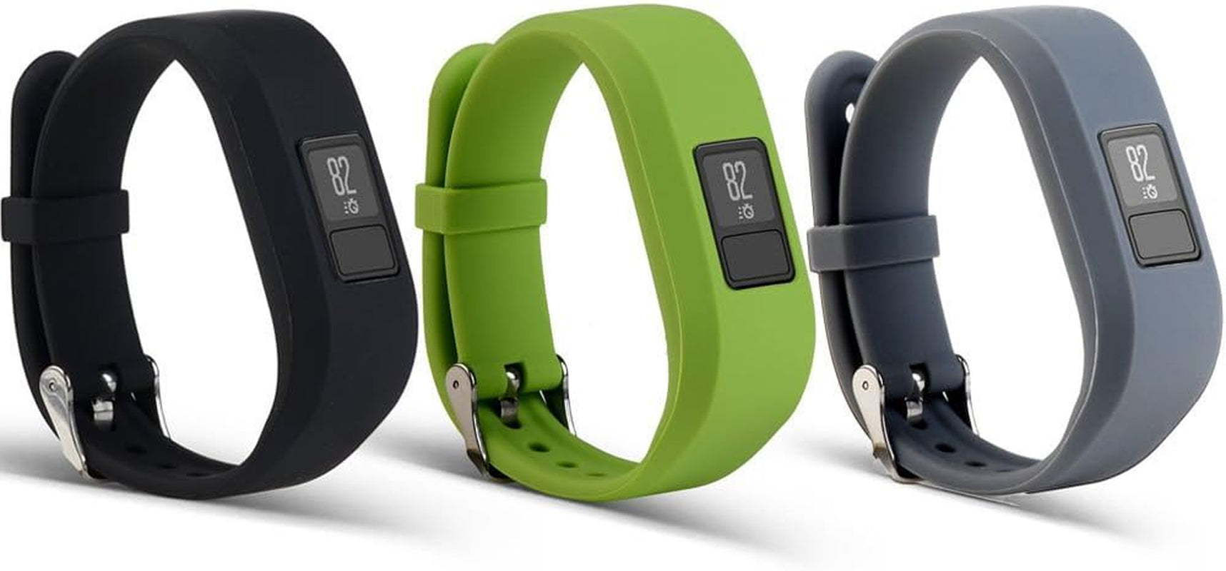 Band for Garmin Vivofit 3/JR/JR.2, Soft Silicon Bracelet Strap Replacement Bands for Garmin Vivofit Jr/Vivofit Jr.2/Vivofit 3(No Tracker)  AUTRUN Style A:3Pcs,002  