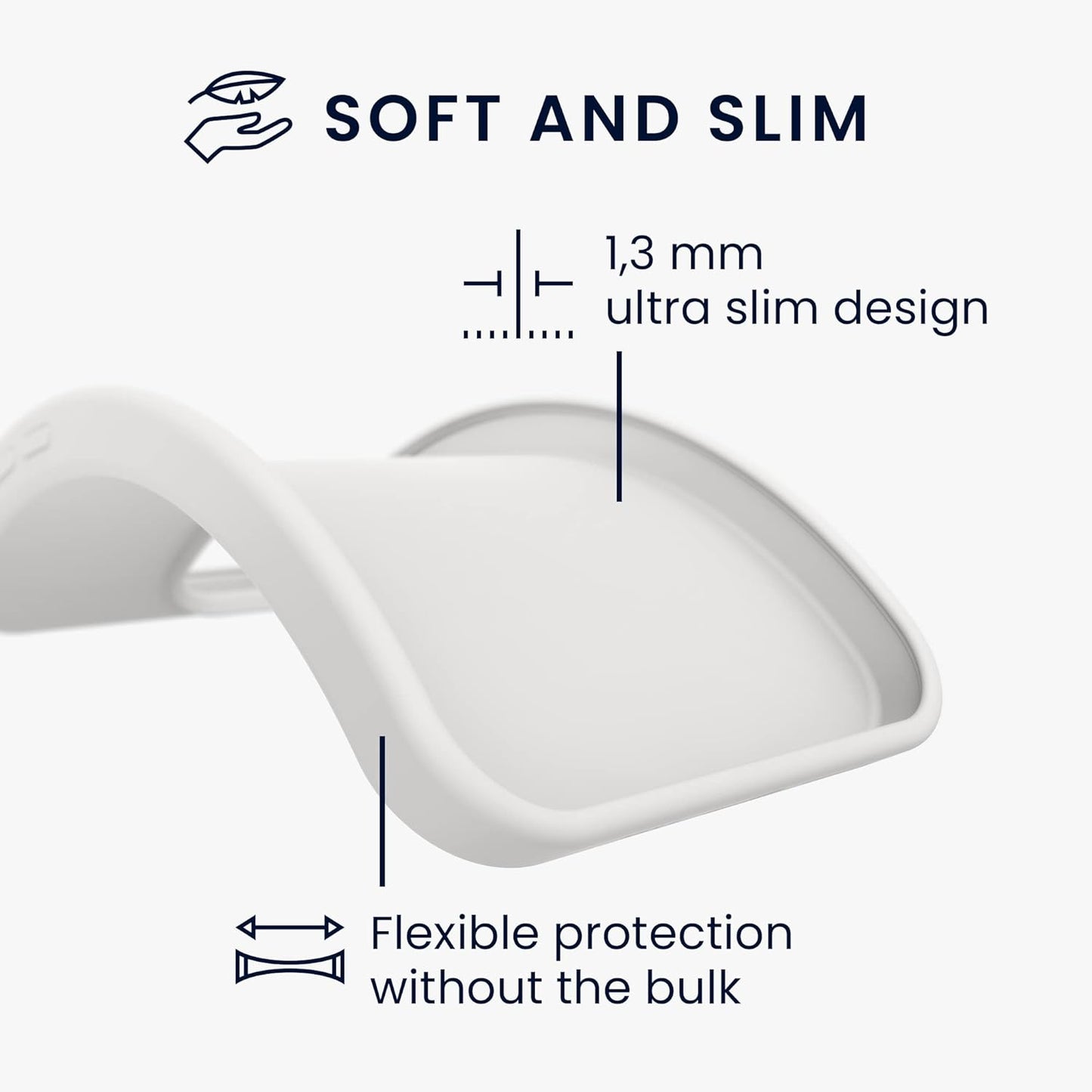 Kwmobile Case Compatible with Sony Xperia 1 IV Case - Soft Slim Protective TPU Silicone Cover - White Matte  KW-Commerce   