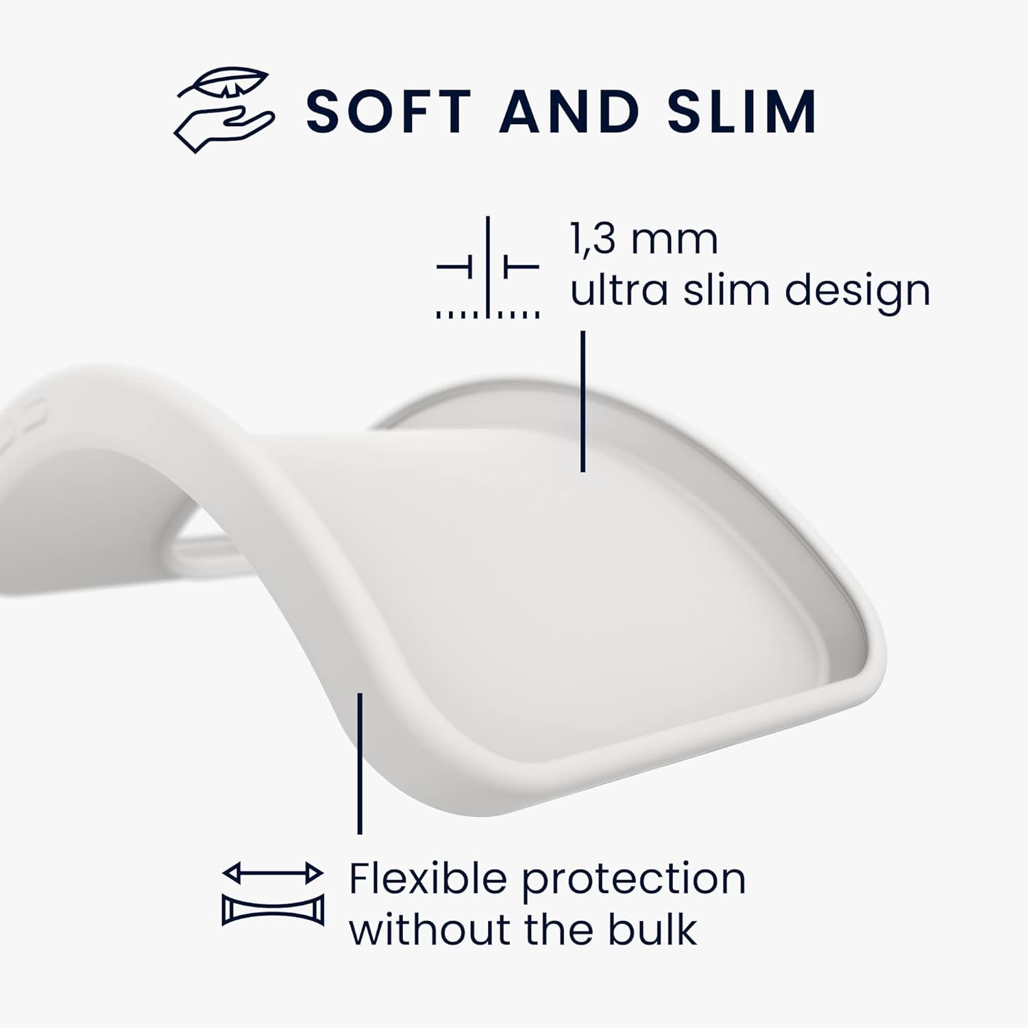 Kwmobile Case Compatible with Sony Xperia 1 IV Case - Soft Slim Protective TPU Silicone Cover - White Matte  KW-Commerce   