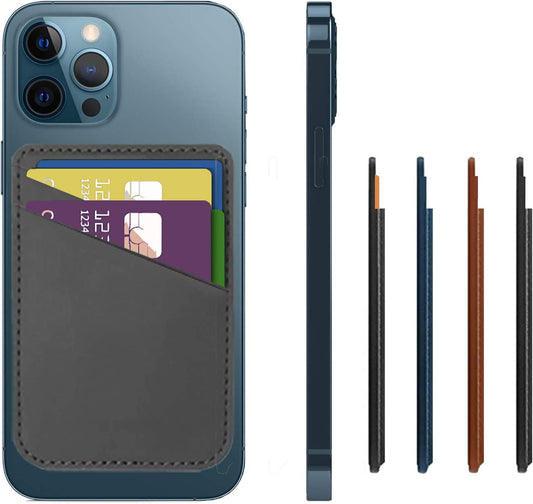 VIBESIDE Magsafe Wallet Compatible with Iphone 14 & Iphone 13 Pro Max – Mag Safe Secure Credit Card Holder – Vegan Leather. Magnetic Card Wallet Holder - Apple Iphone 14,13,12 Compatible Black  VIBESIDE   