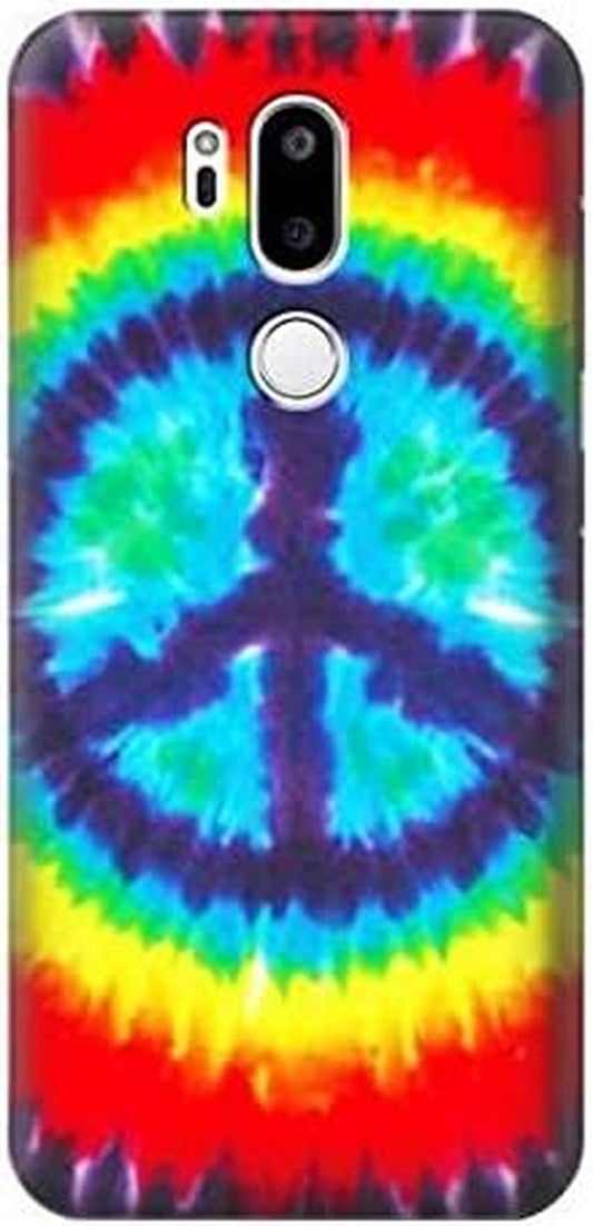 R1870 Tie Dye Peace Case Cover for LG G7 Thinq  jjphonecase   