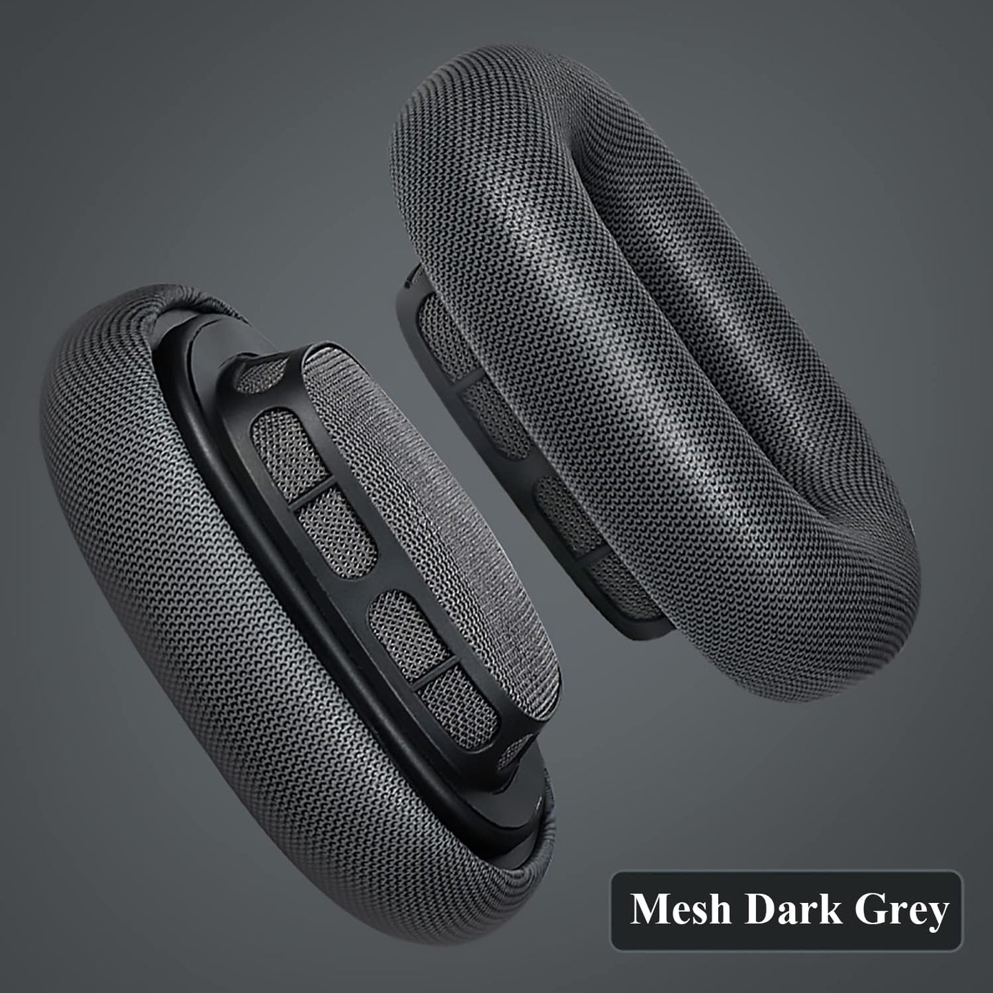 Replacement Ear Pads for Airpods Max Headphone Breathable Mesh Fabric Earpads Covers Easy to Install with Magnet Ear Pads Earmuff Repair Part(Dark Grey)  Adhiper   