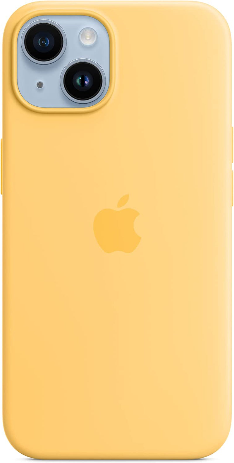 Apple Iphone 14 Silicone Case with Magsafe - Elderberry  Apple Sunglow  