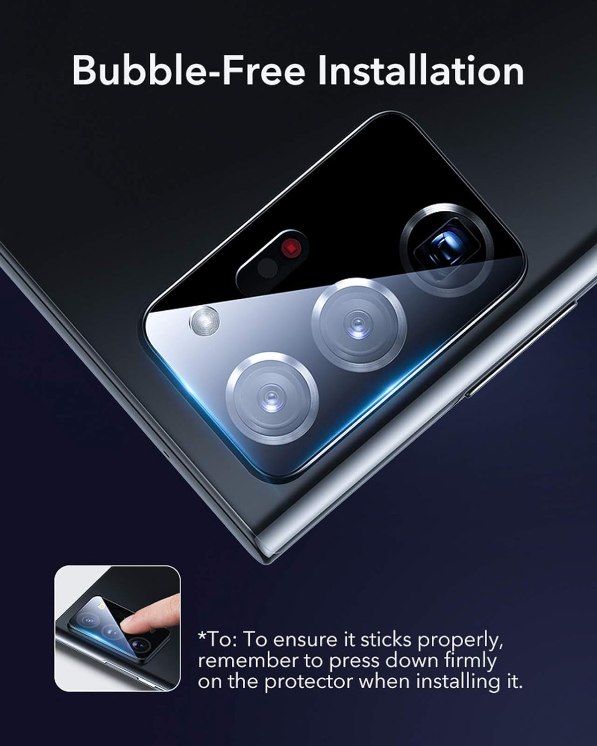 ESR Camera Lens Protector Compatible with Samsung Galaxy Note 20 Ultra [Scratch-Resistant] [Fingerprint-Resistant] [Ultra-Thin] Tempered Glass Camera Protector for Galaxy Note 20 Ultra, 2-Pack  Electronic Silk Road Corp   