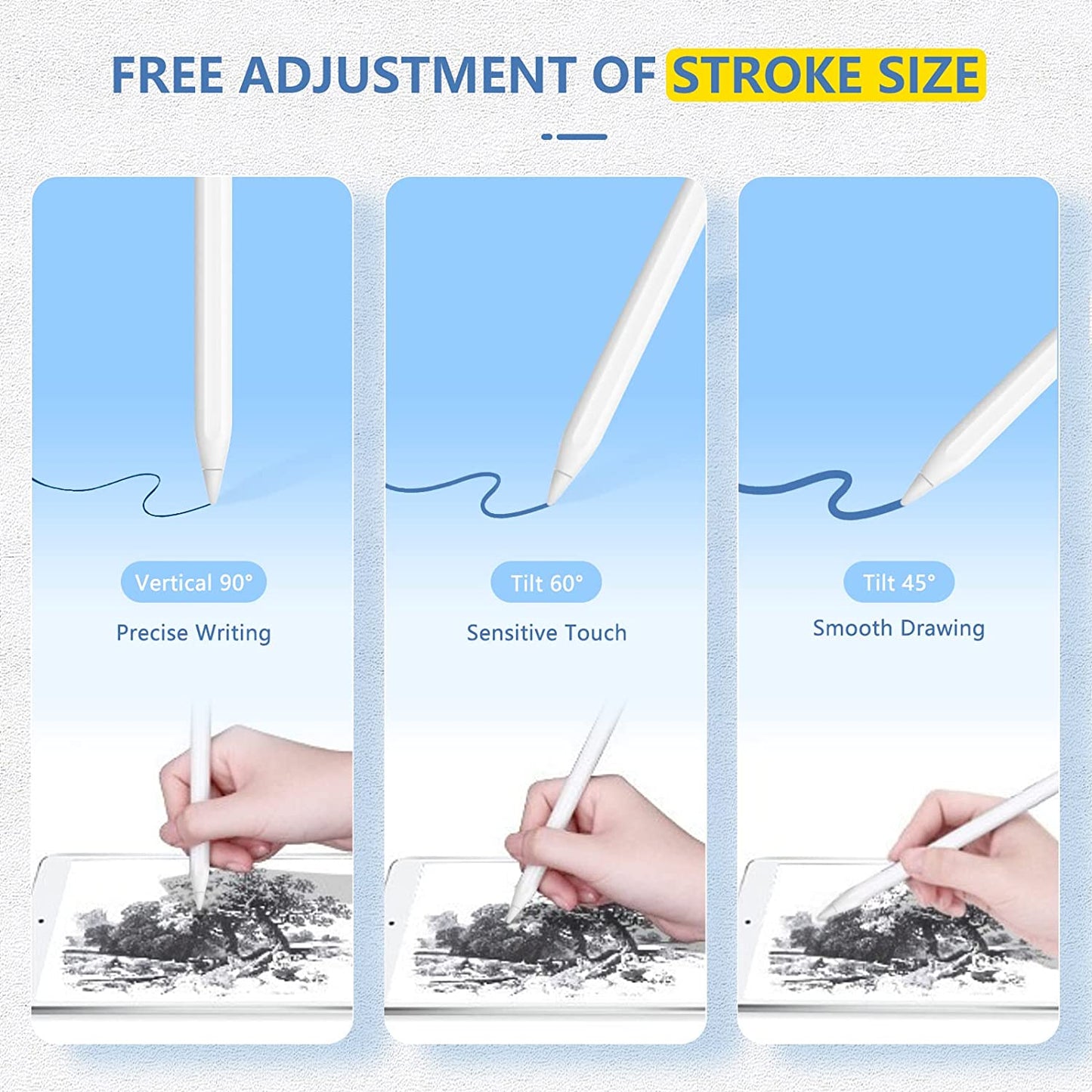 8 Pack for Apple Pencil Tips,Upgraded Replacement Pencil Nibs for Apple Pencil 2Nd Generation and Apple Pencil 1St Generation,Accessories Compatible with Apple Pencil 2 Generation Ipad Pro Pencil Tips  Inesore   