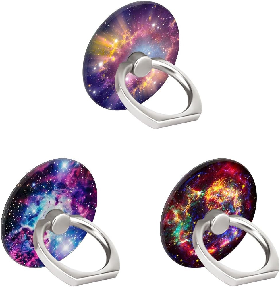 BF2JK Three Pack Cell Phone Ring Holder, 360°Rotation Finger Ring Stand Grip for Smartphones,Tablets,Pads (Mandala Flower)  BF2Jk P3  